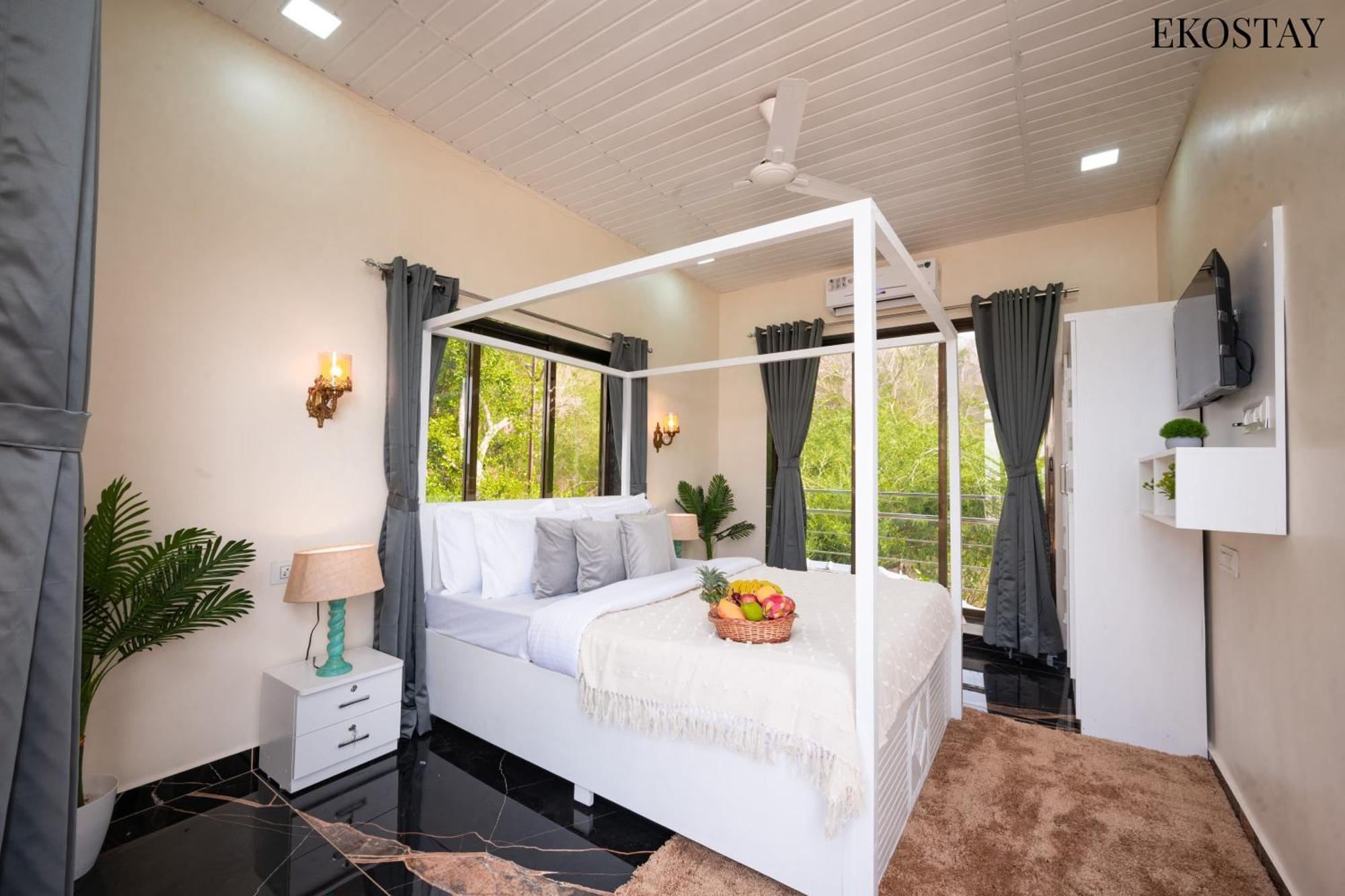 Ekostay - Serene Villa อลีบาก ภายนอก รูปภาพ